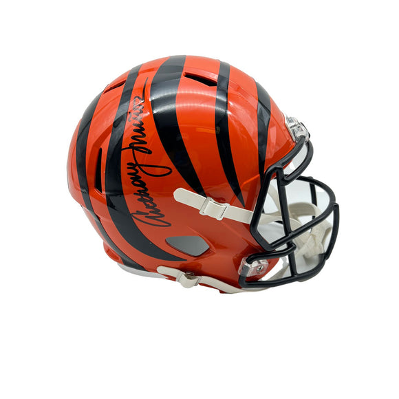 Anthony Muñoz Signed Cincinnati Bengals Full Size Replica Helmet