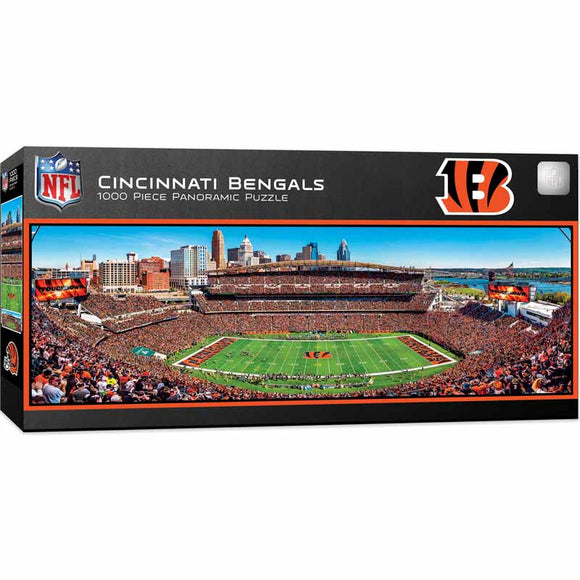 Cincinnati Bengals 1000 Piece Stadium Panoramic Jigsaw Puzzle