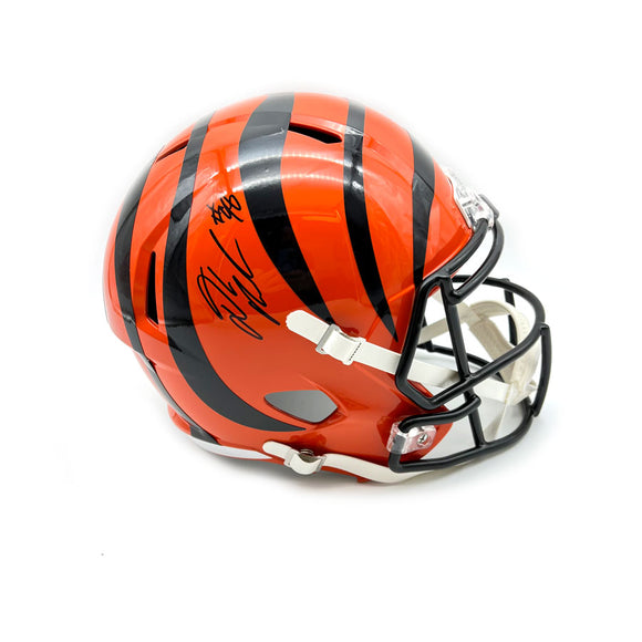 DJ Reader Signed Cincinnati Bengals Replica Speed Full Size Helmet