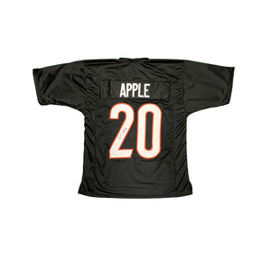 Eli Apple Signed Custom Black Football Jersey