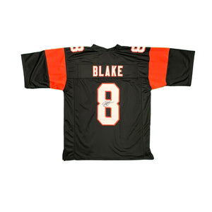 Jeff Blake Signed Black Custom Football Jersey