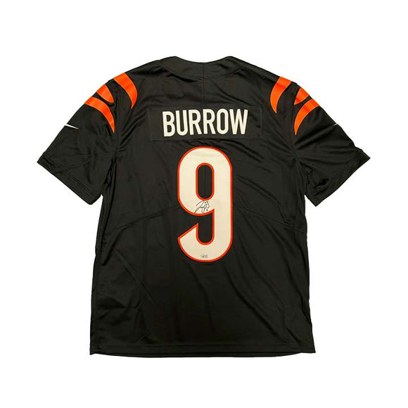 Joe Burrow Signed Cincinnati Bengals Authentic Black Nike Football Jersey