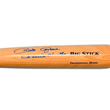 Pete Rose Signed Blonde Baseball Bat with "Charlie Hustle"