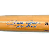 Pete Rose Signed Blonde Baseball Bat with "Hit King"