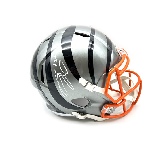 Vonn Bell Signed Cincinnati Bengals Full Size Flash Replica Helmet