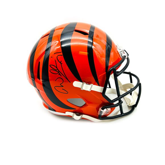 Willie Anderson Signed Cincinnati Bengals Full Size Replica Speed Helmet