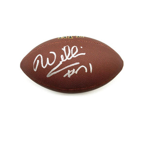 Willie Anderson Signed Wilson Replica Football