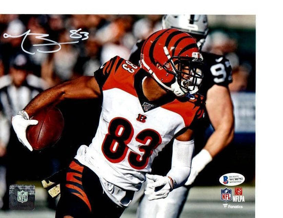 Tyler Boyd Signed Running with Football 16x20 Photo